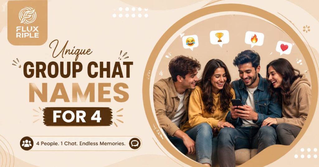 Group Chat Names for 4 Friends