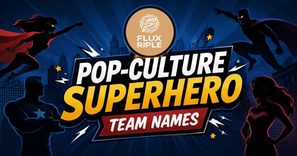 Pop-Culture Superhero Team Names