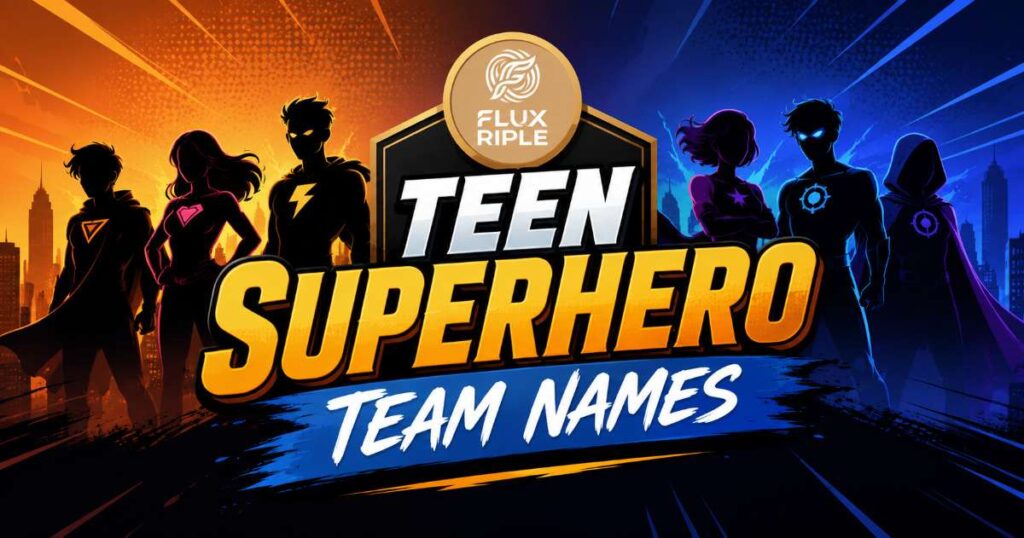 Teen Superhero Team Names