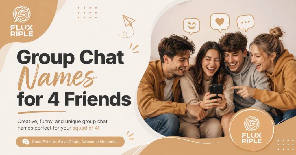 Unique Group Chat Names for 4